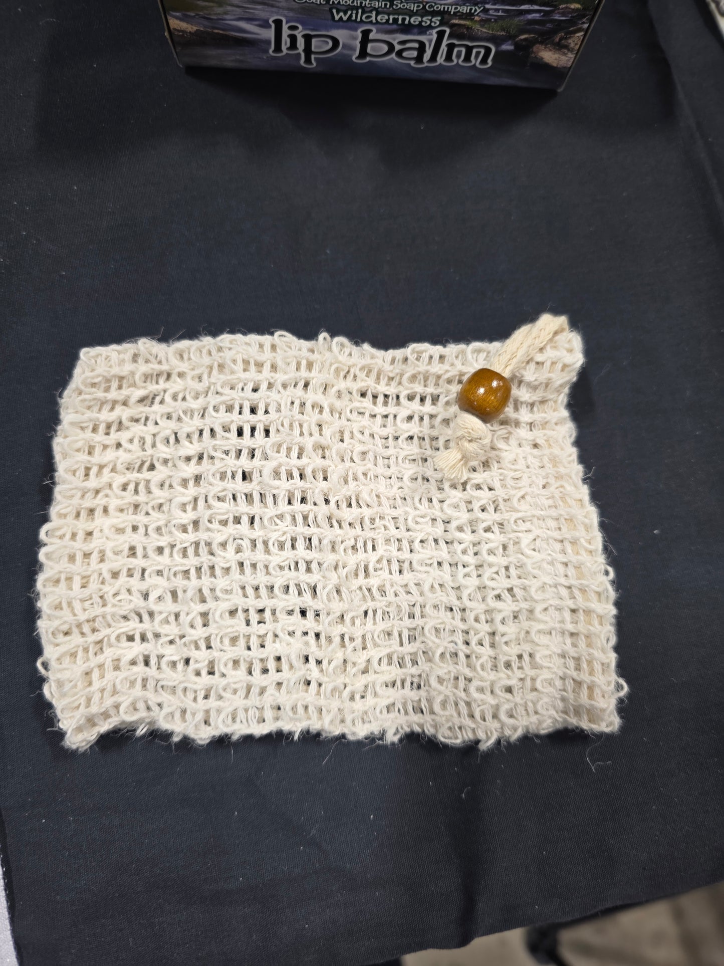Exfoliating soap bag