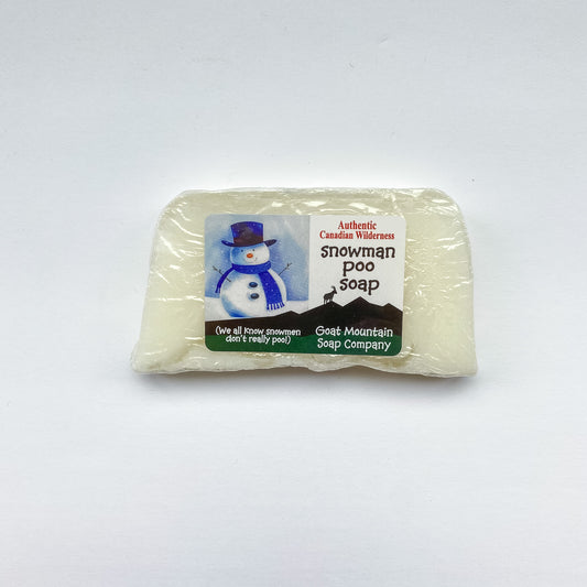Snowman Poo Soap (no colour, no fragrance)