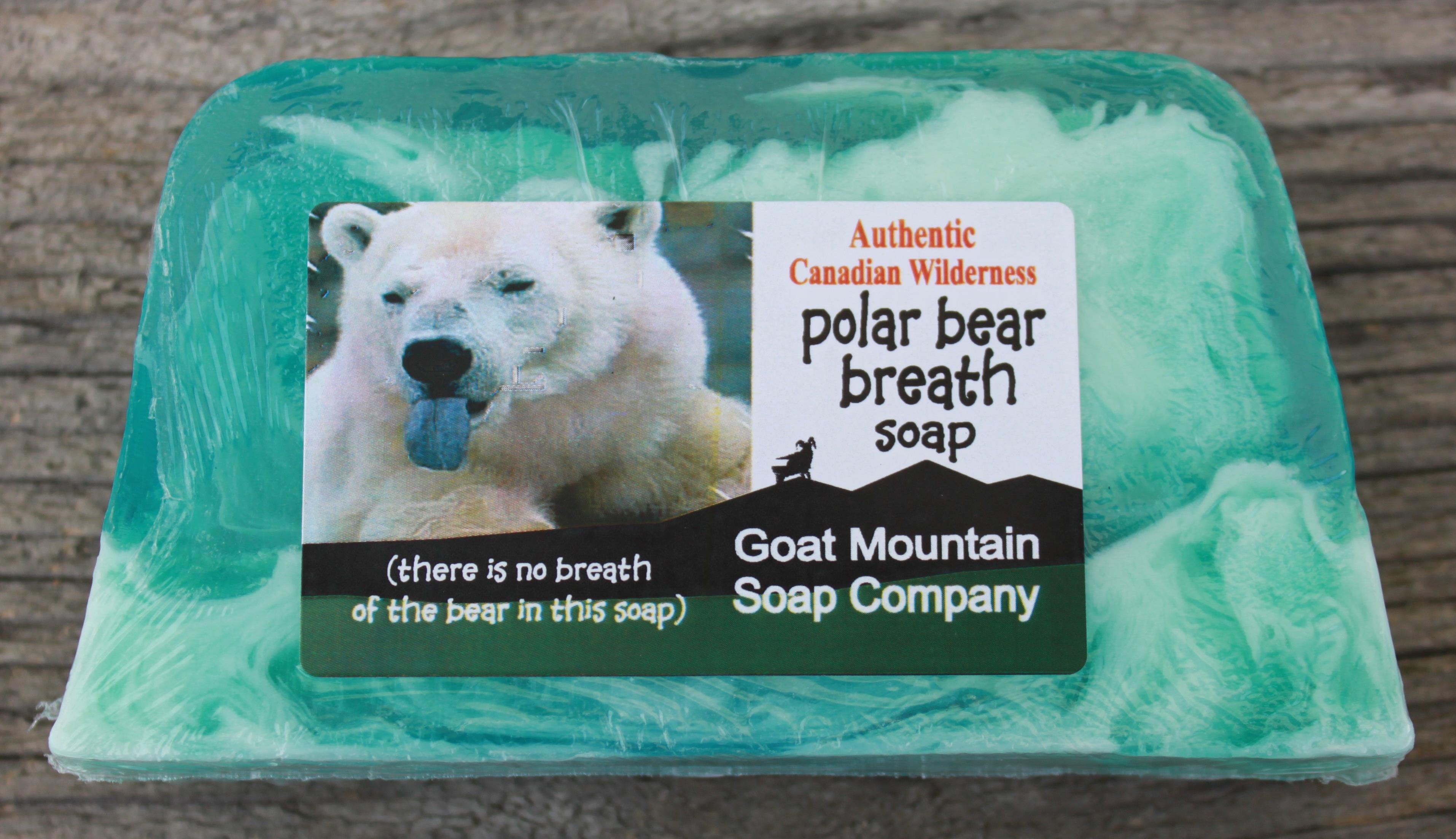 Polar Bear Breath Soap Goat Mountain Soap Company polar-bear-breath-soap-goat-mountain-soap-company